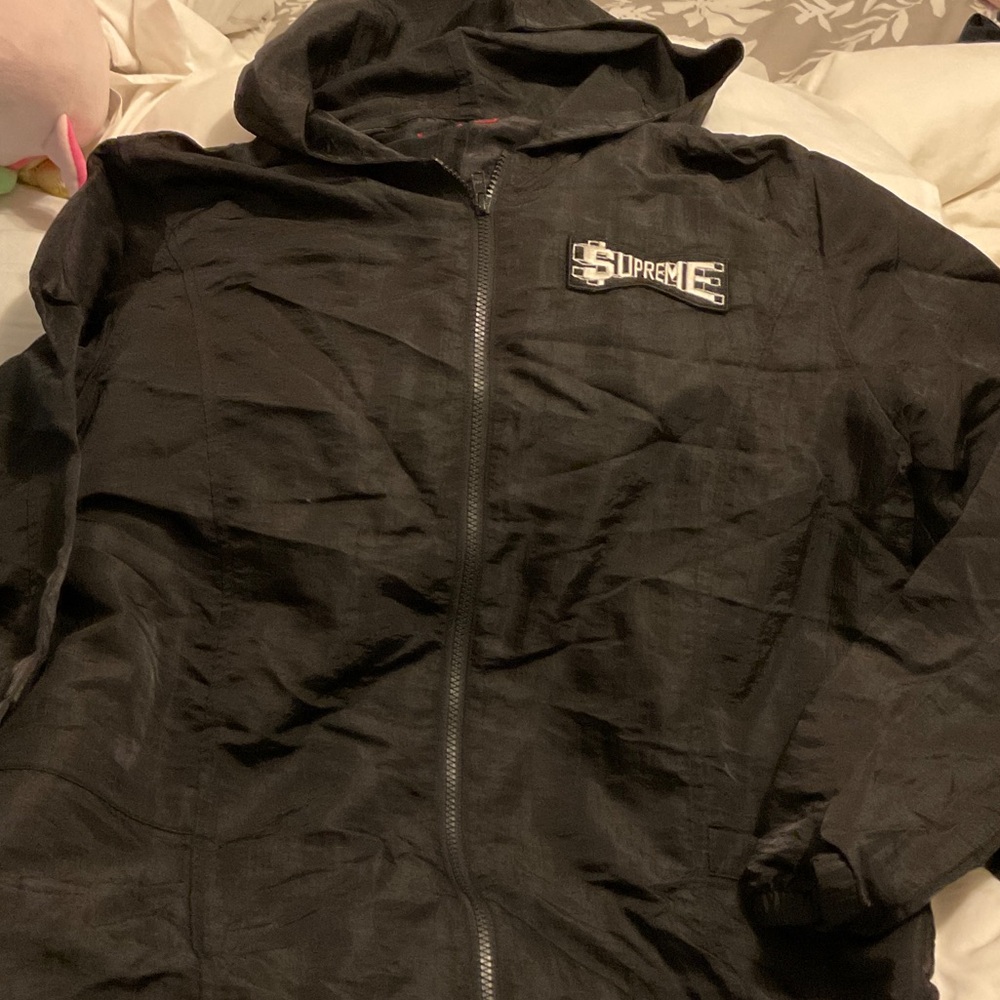 Supreme Black Logo Hoodie